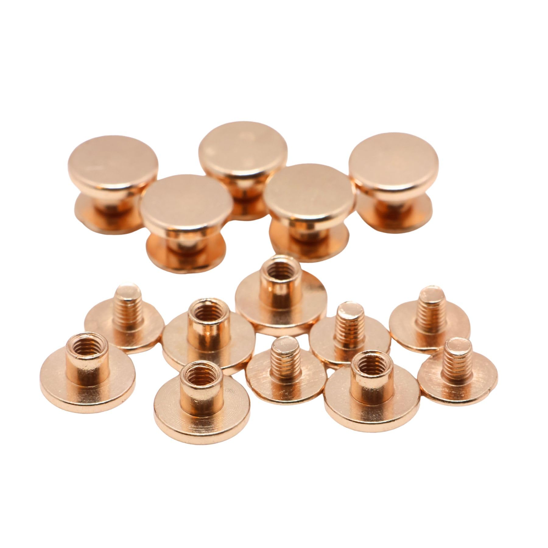 Amazon.co.jp: シカゴスクリュー ネジ式カシメ 9mmx5mm 底鋲 リベット